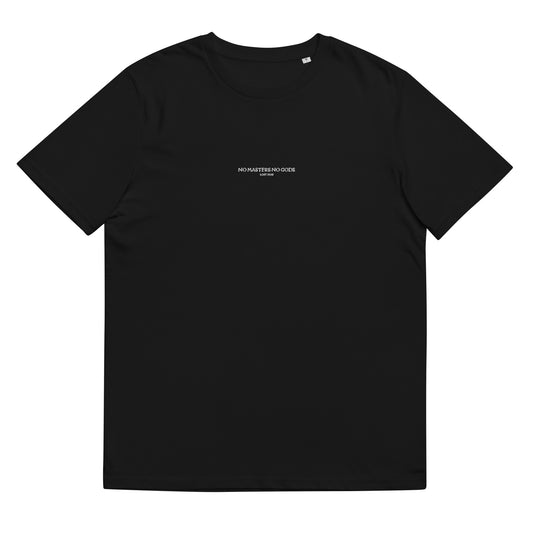 No Masters No Gods Embroidered tee